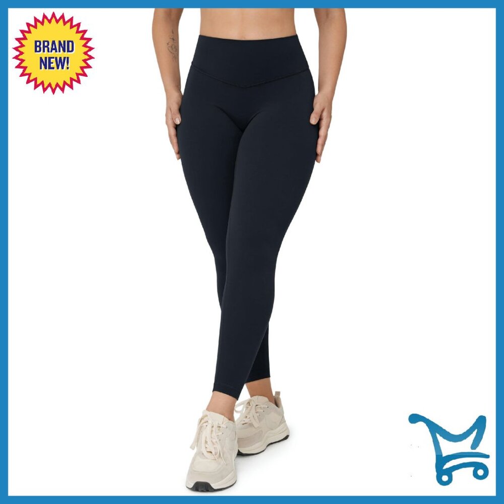 High Waisted No Front Seam Yoga Leggings Buttery Soft 25" Inseam